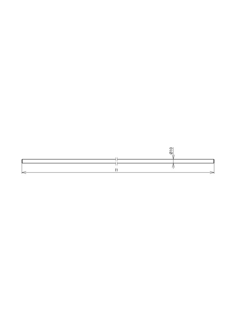Pręt uziemiający fi 10 mm, 1,5 m, stal nierdzewna NIRO V4A