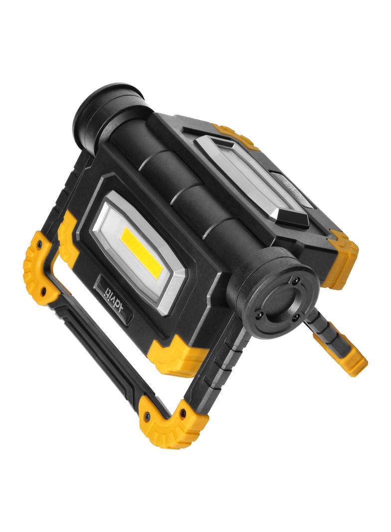 GEMINIX LED 2x10W, podwójny naświetlacz roboczy, przenośny z akumulatorem, 1200lm, IP44, 4000K, 5000 AD-NR-6466L4 ORNO