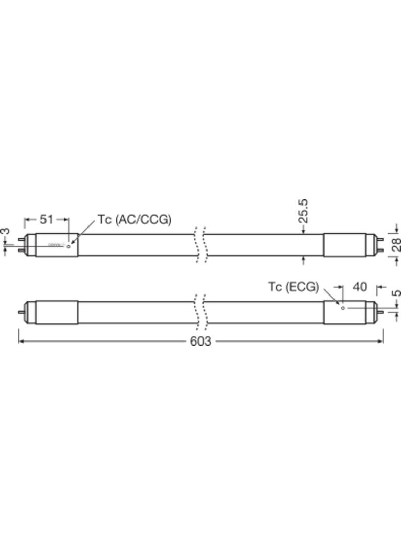 Tuba LED T8 PRO Ultra Output 600mm 7,5W 830 Uniwersalna