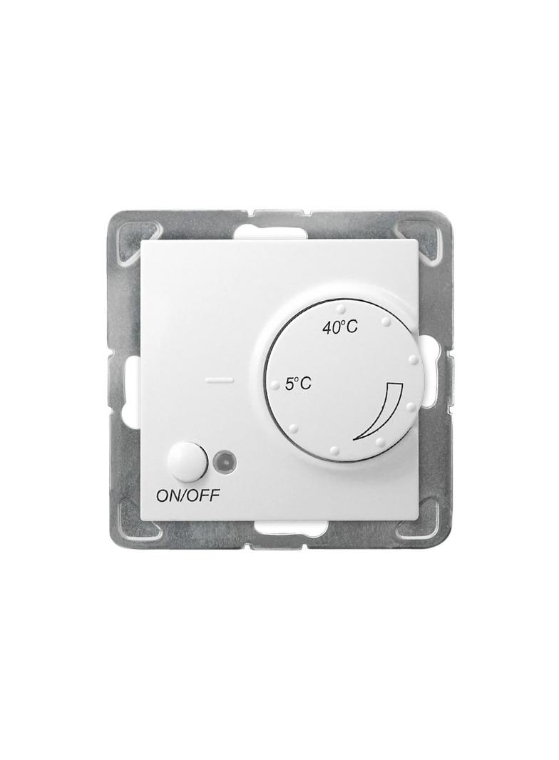 IMPRESJA Regulator temperatury z czujnikiem napowietrznym - kolor biały