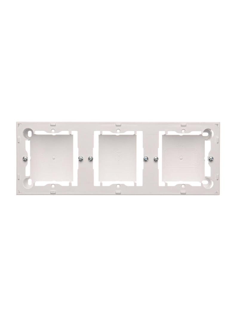 puszki instal. Puszka natynkowa płytka (31mm) potrójna biały