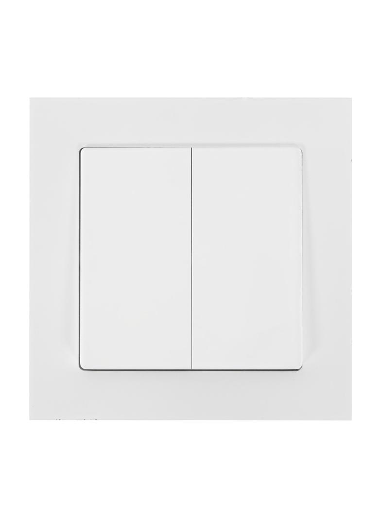 Łącznik podtynkowy świecznikowy Malta, 10A, 250V, WP-2M, biały