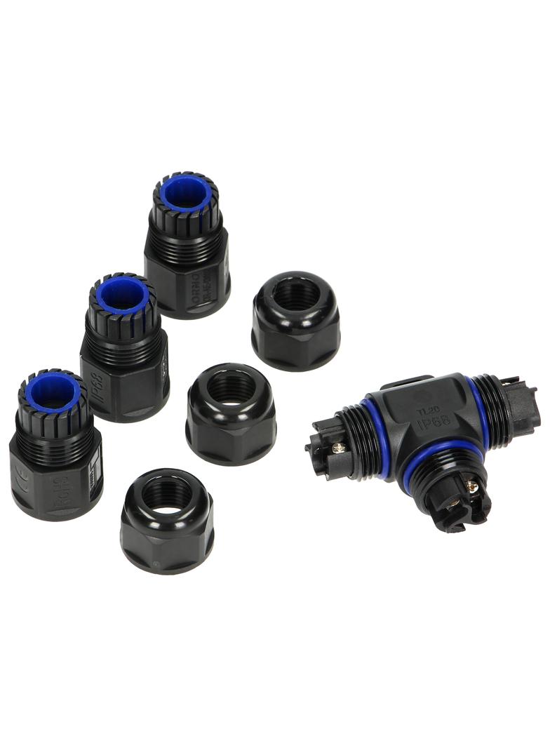 Konektor kablowy trójnik T IP68 3x4mm2 450V/25A OR-AE-13602 ORNO