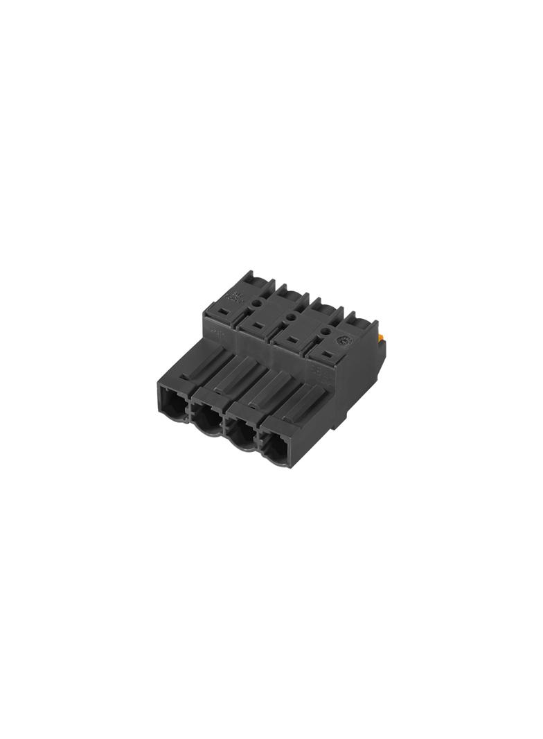 SLF 7.62HP/04/180G SN BK BX Wtyk PCB (złącze wiązki), 7.62 mm, Liczba biegunów: 4, PUSH IN /60szt./ 1043610000 WEIDMÜLLER