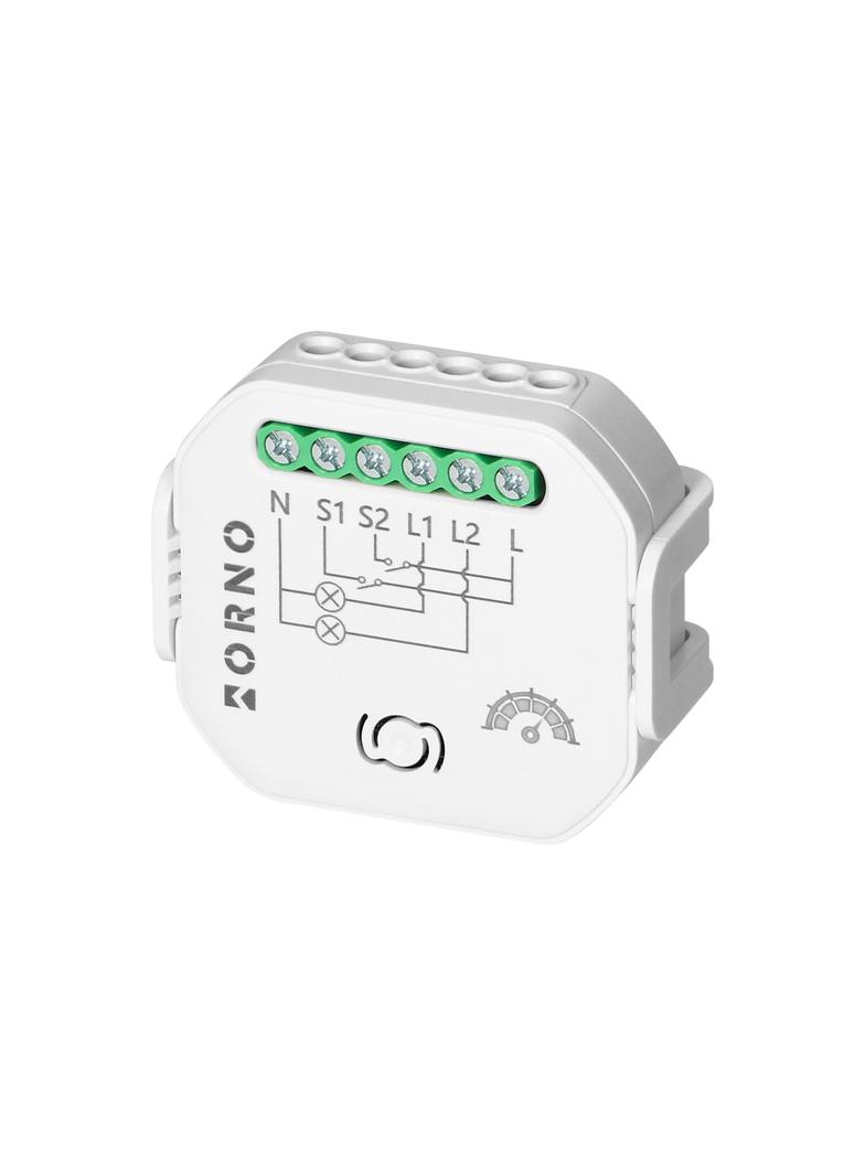 Przekaźnik dopuszkowy 2-kanałowy ze ściemniaczem Tuya Smart Wi-Fi+BLE