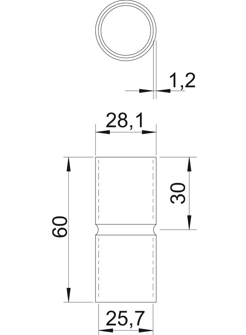 SV25 W G, Mufa rurowa