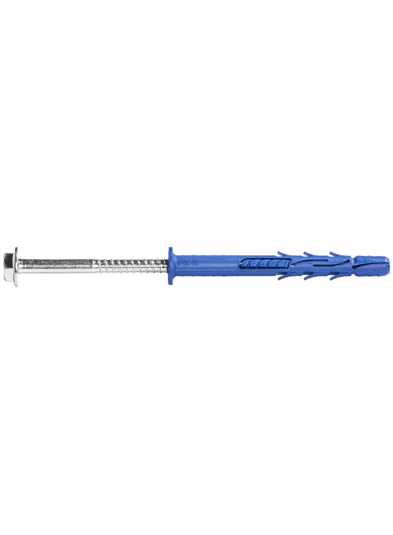 FF1 Kołek ramowy poliamidowy 10x200 mm z kołnierzem, wkręt ocynk galwaniczny, [OP 25] R-FF1-N-10K200 RAWLPLUG
