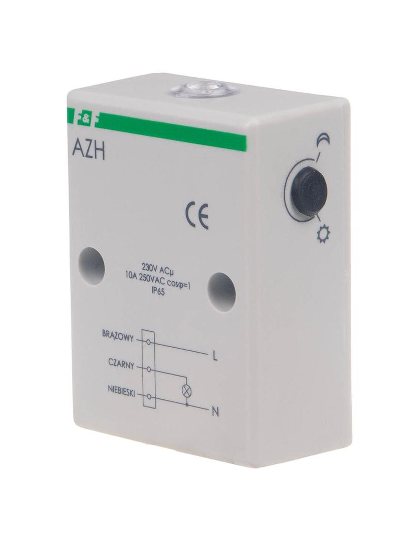 AUTOMAT ZMIERZCHOWY I=10A, OBUDOWA HERMETYCZNA, PRZEWÓD PRZYŁĄCZENIOWY 0,8M