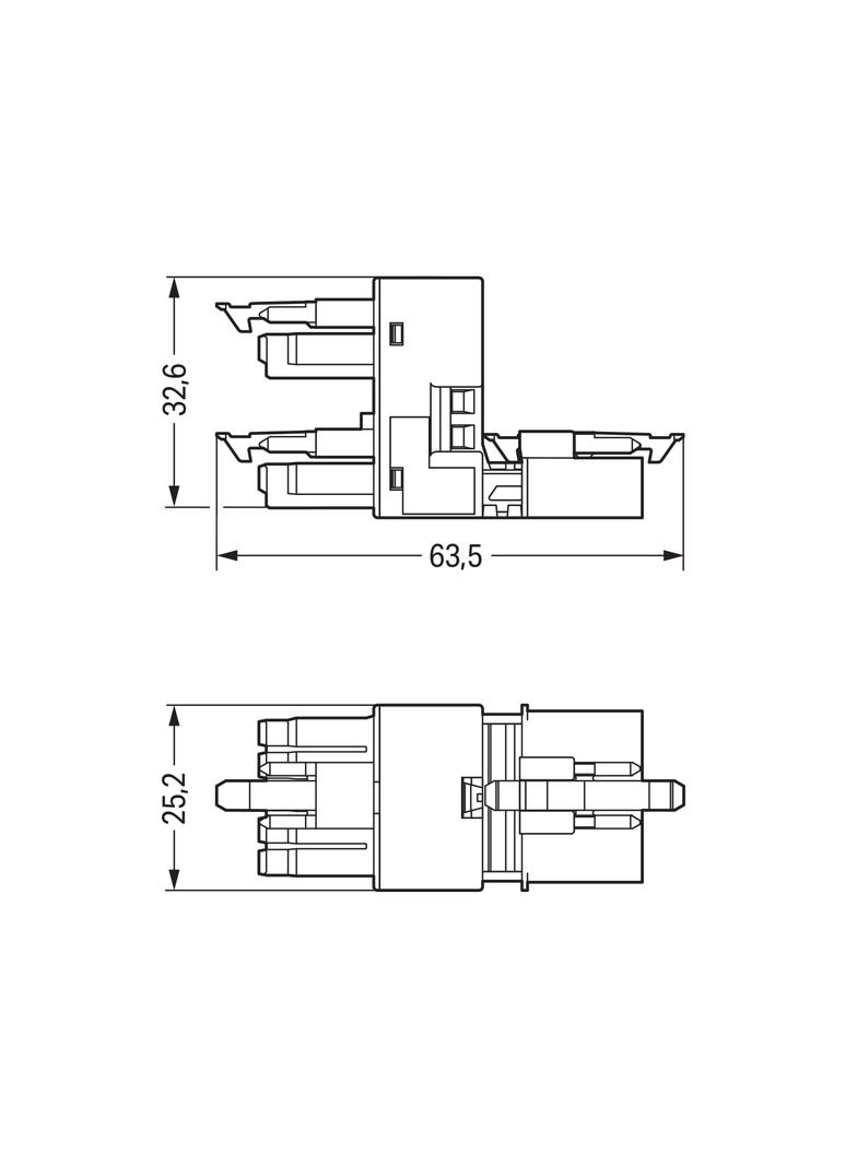 rozgałęźniki typu h