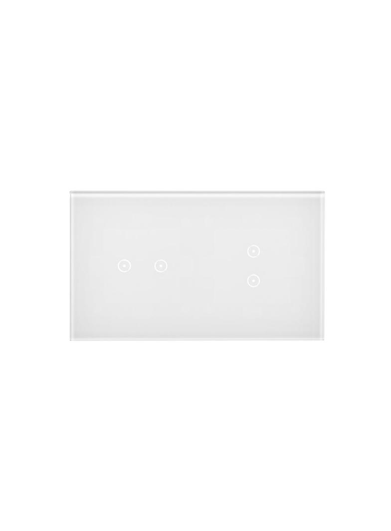 Simon 54 Touch Panel dotykowy S54 Touch 2 moduły 2 pola dotykowe poziome + 2 pola dotykowe pionowe biała perła DSTR223/70 KONTAKT