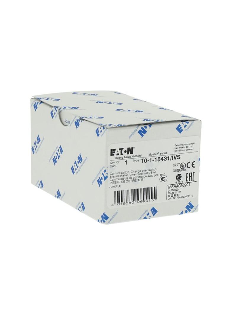 T0-1-15431/IVS Łącznik krzywkowy 20A 6.5kW 026991 EATON