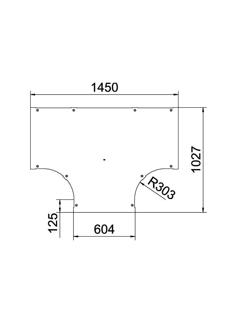 LTD 600 R3 FS Pokrywa trójnika