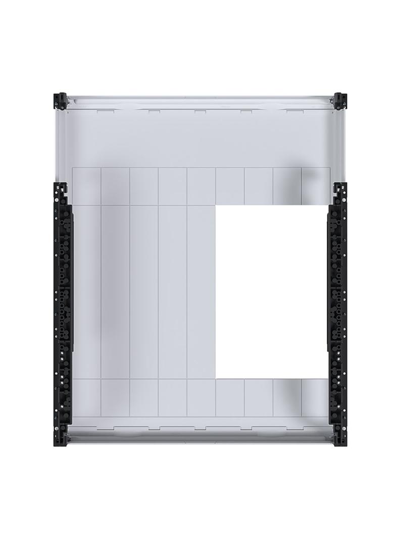 univers N Podzespół rozstaw 60mm 3-pol. 8xNH00 listwowe 600x500mm odpływ góra UE42B8N HAGER