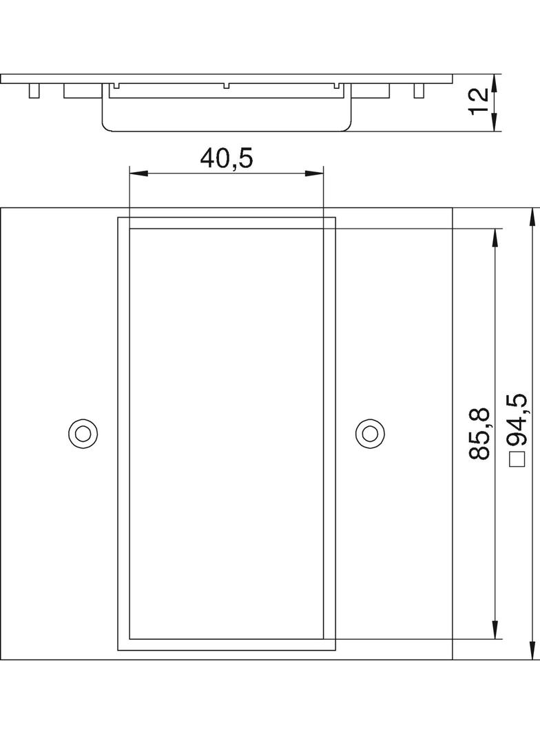 VH4 / VH8, PŁYTKA POKRYWOWA