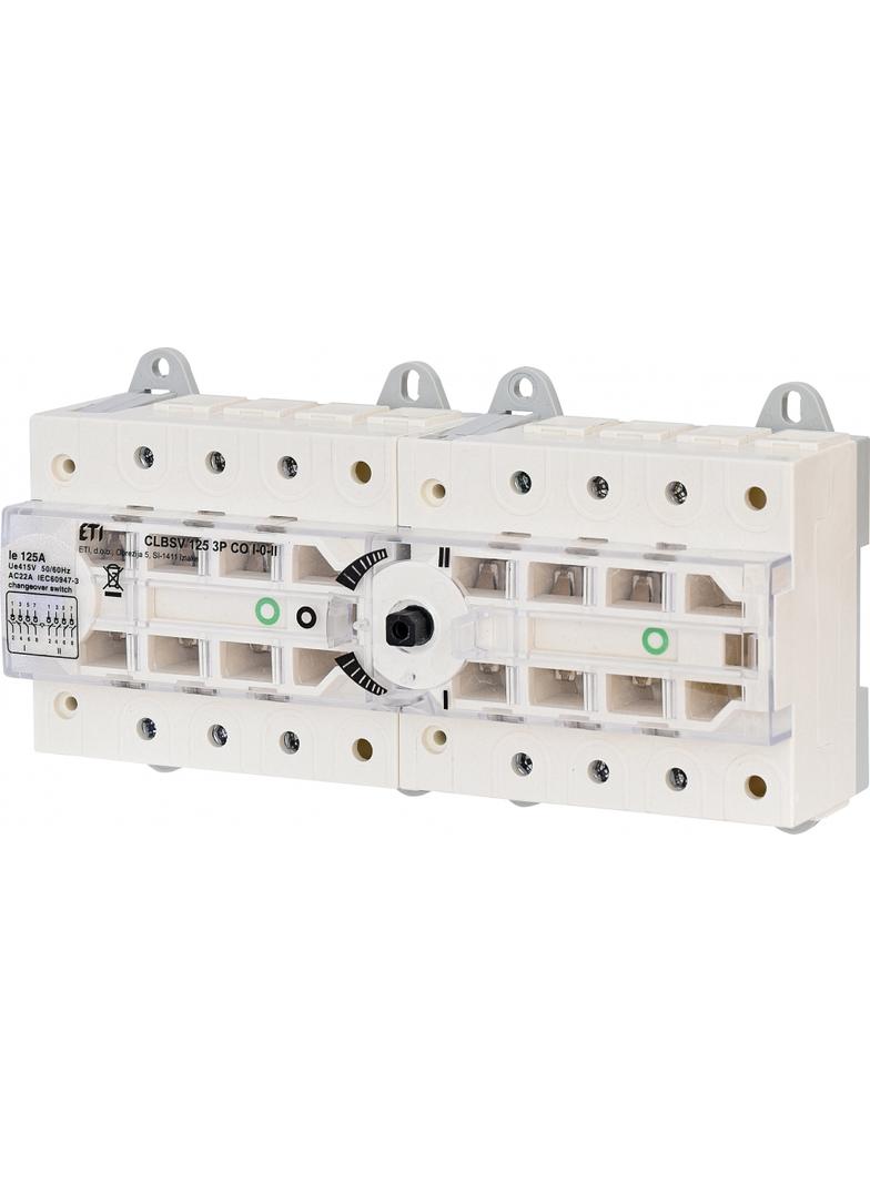 CLBSV 125 3P CO I-0-II Przełącznik I-0-II z widoczną przerwą