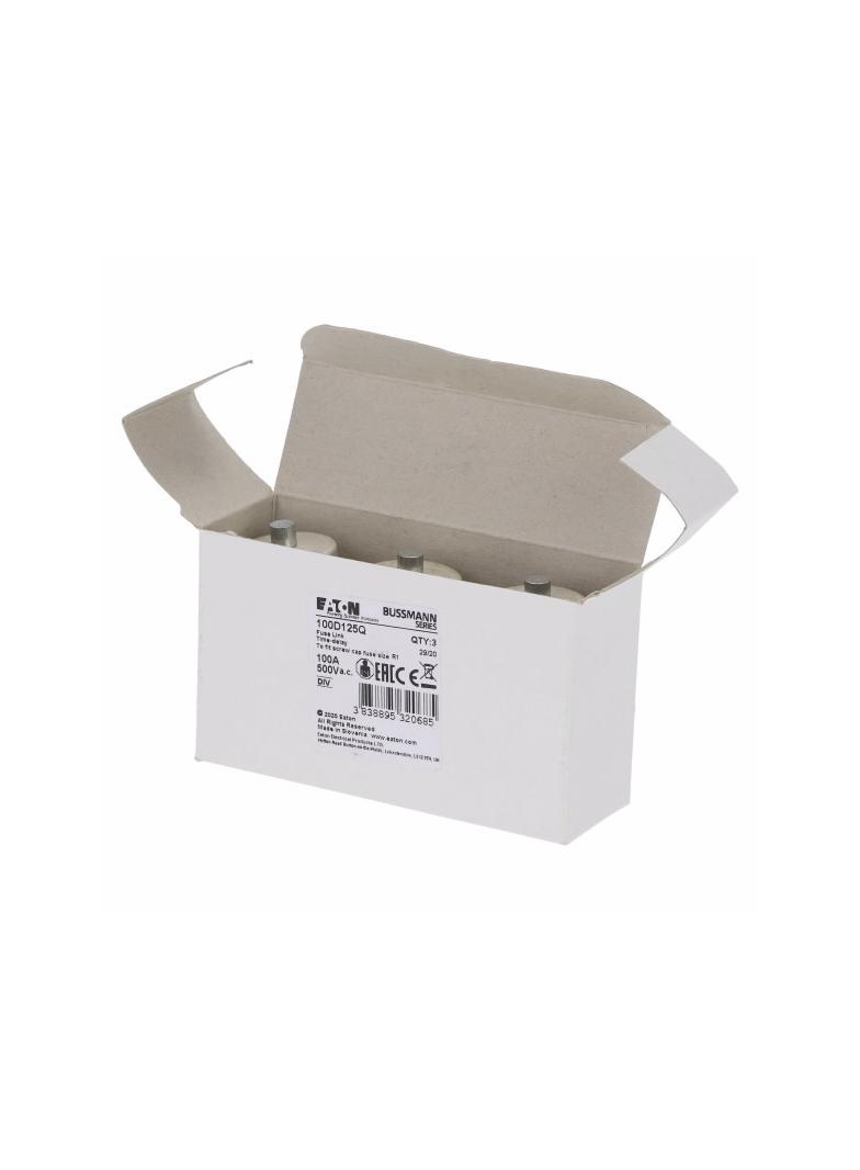 FUSE 100A DIV 500VAC Wkładka DIV 100A 500VAC E125 100D125Q EATON