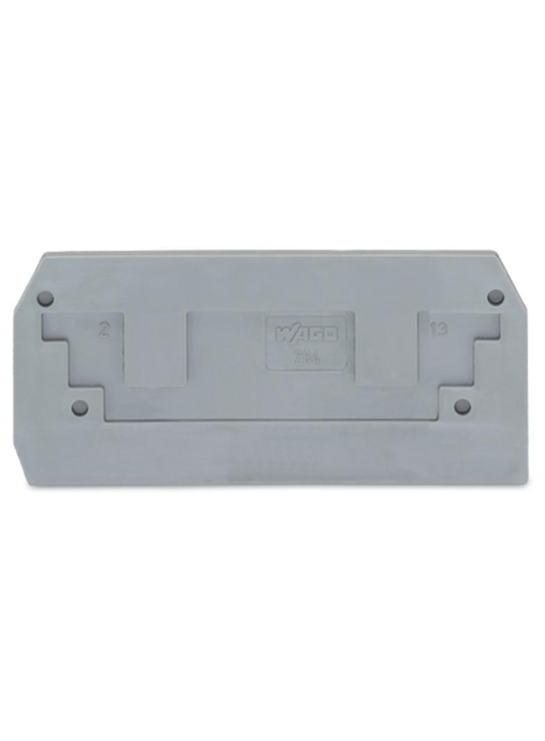 ścianka końcowa szara