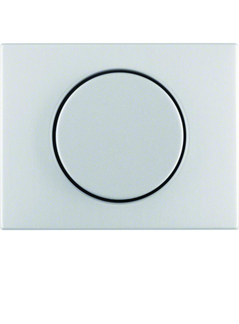 BERKER K.5 Płytka czołowa z pokrętłem Regulator do ściemniacza obrotowego aluminium 11357003 HAGER