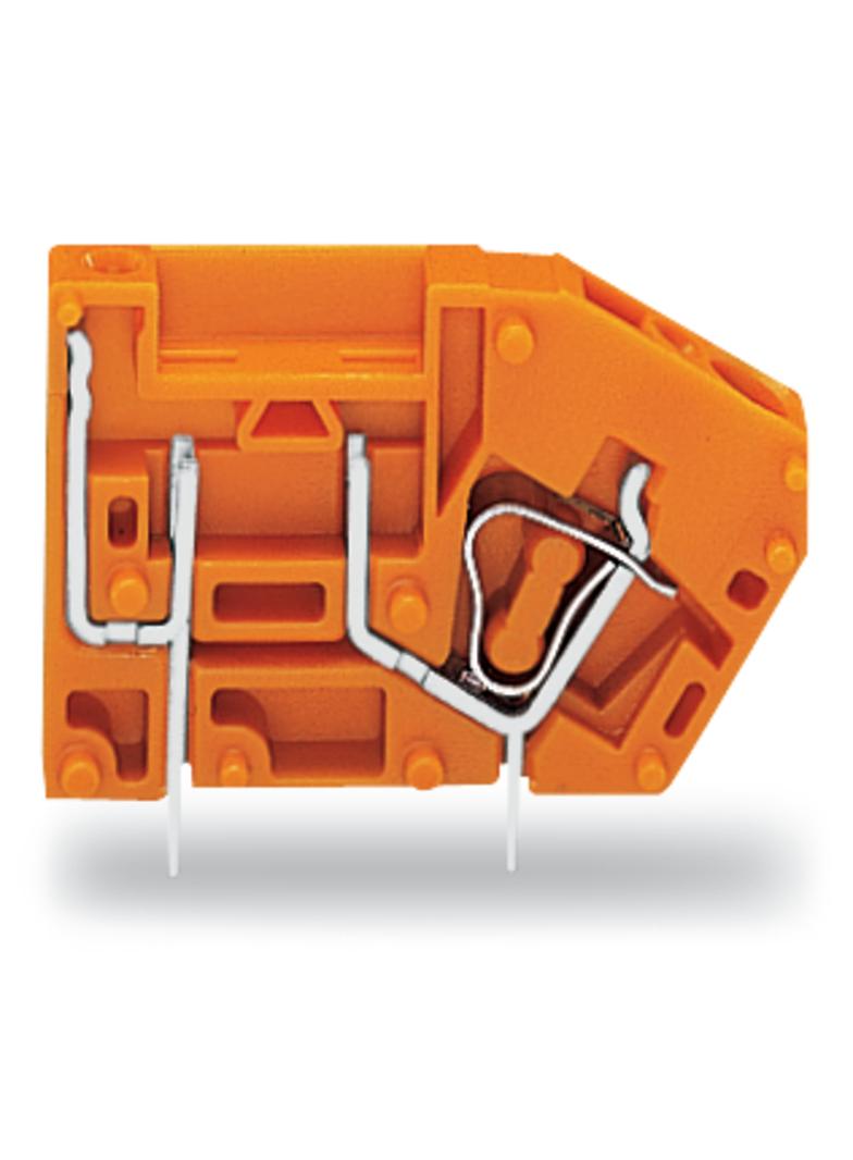 złączka do płytek drukowanych bezpiecznikowa pomarańczowa 5,08 mm