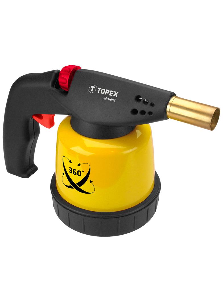 Lampa lutownicza gazowa na naboje 190 g, zapłon piezo, do pracy w każdej pozycji