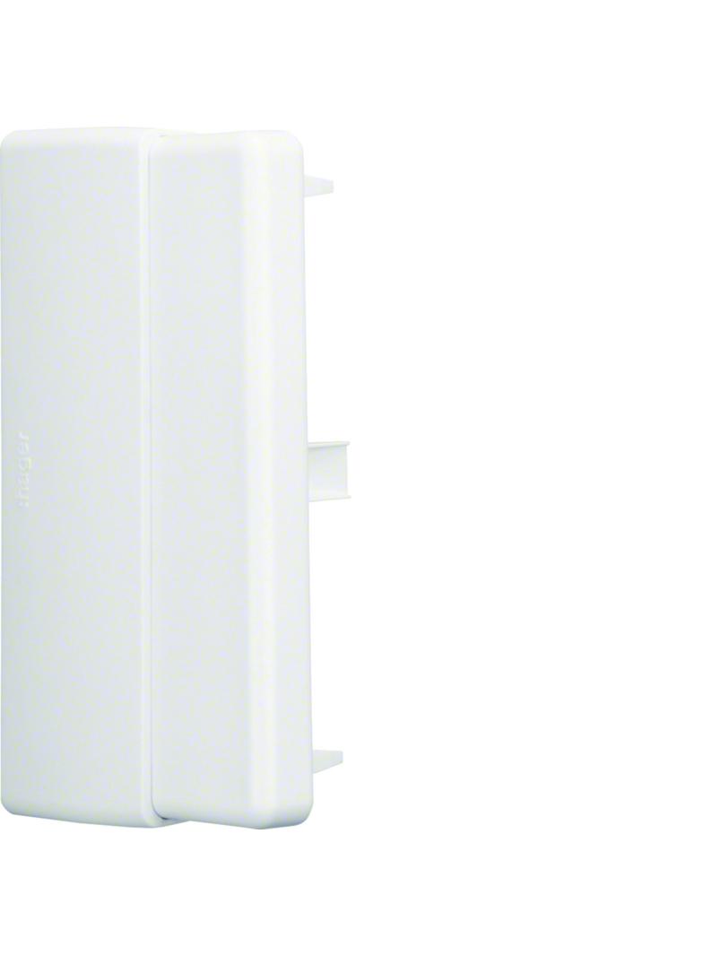 tehalit.LFE Końcówka kanału 60x110mm, materiał odporny na UV, biały