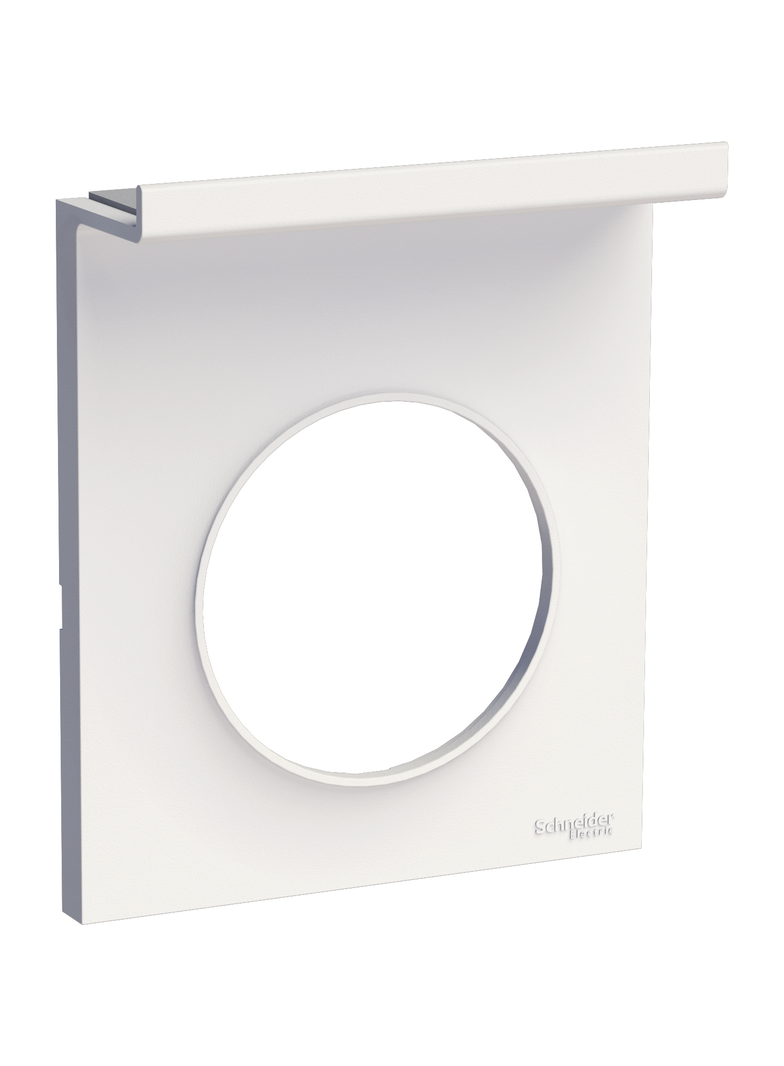 Odace, ramka 1-krotna z podstawką pod telefon, biały