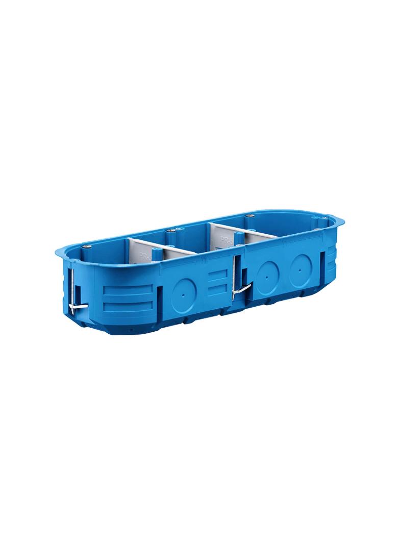 P3x60K Puszka do pustych ścian,3x60mm,płytka MULTIBOX - kolor niebieski  SIMET