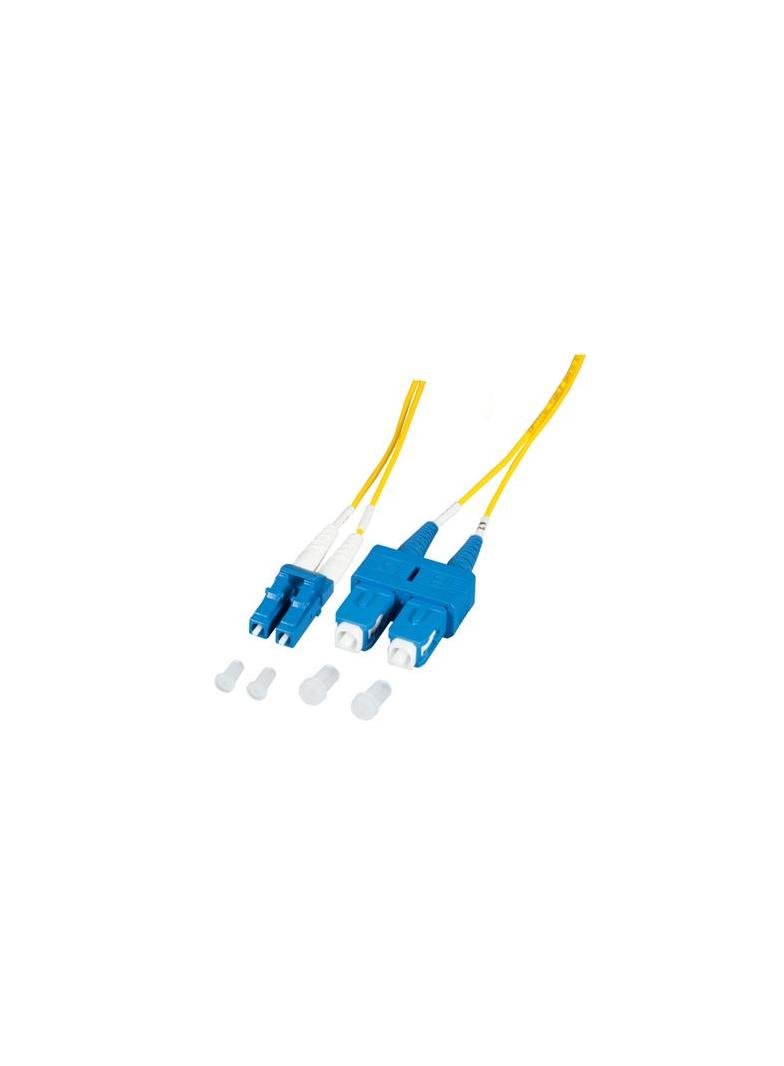 Patchcord SM, 9/125, SC/PC-LC/PC duplex dł. 10m
