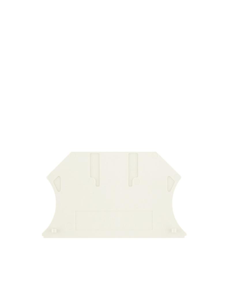WAP 2.5-10 WS Płytka końcowa (styki), 56 mm x 1.5 mm, biały /50szt./ 1050090000 WEIDMÜLLER