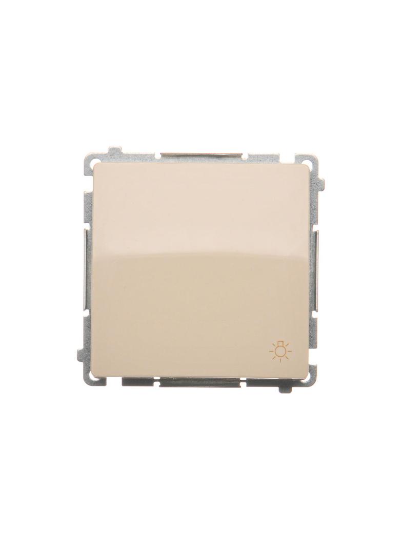 Simon Basic Przycisk światło 10A 250V szybkozłączka beż BMS1.01/12 KONTAKT