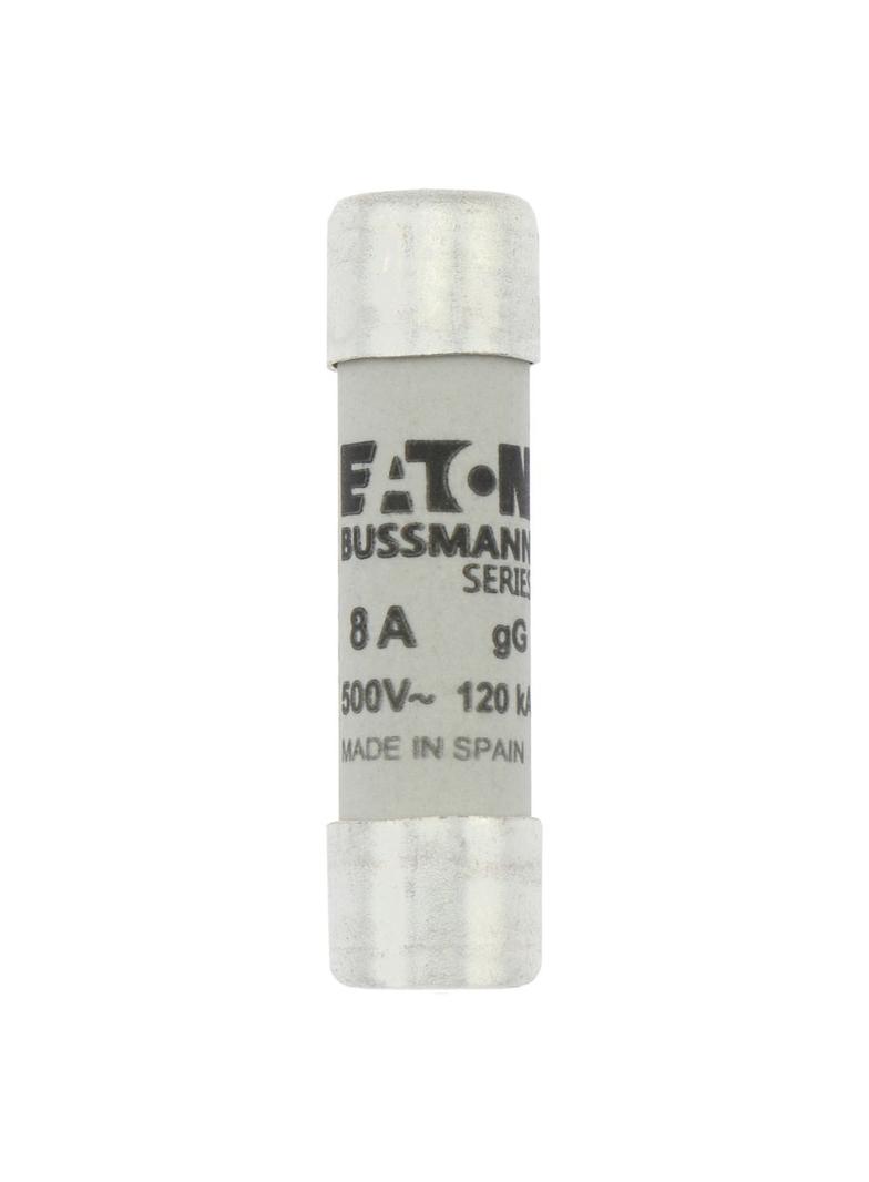 CYLINDRICAL FUSE 10 x 38 8A GG 500V AC Wkładka cylindryczna 10 x 38mm 8A GG 500V AC C10G8 EATON