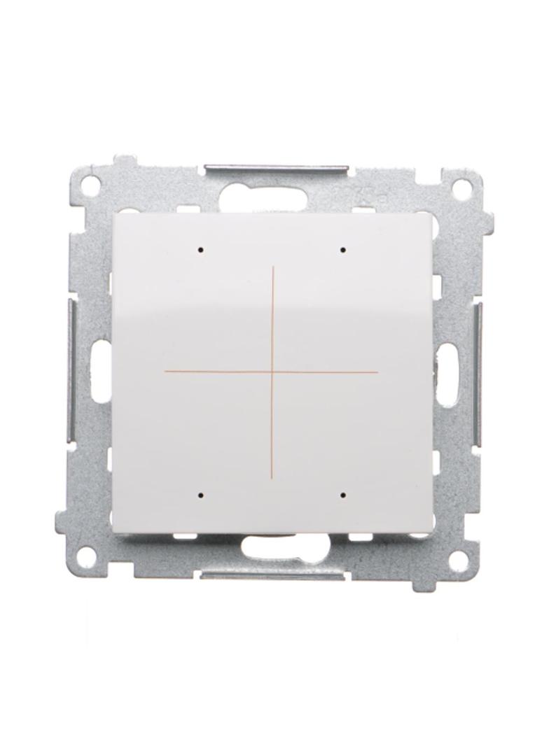 Simon 54 Elektroniczny łącznik/przycisk 4-krotny do sterowania 4 obwodami biały