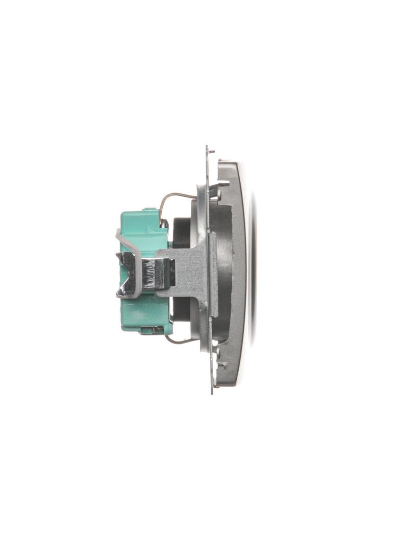 Simon Basic Gniazdo wtyczkowe z uziemieniem Schuko z przesłonami torów prądowych16A 250V zaciski śrubowe satynowy BMGSZ1Z.01/29 BMGSz1z.01/29 KONTAKT