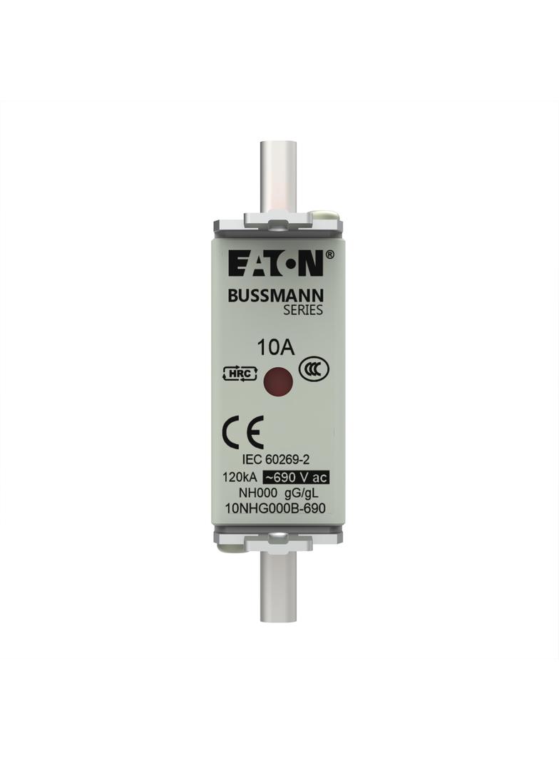 NH FUSE 10AMP 690V gG SIZE 000 Wkładka NH000 10A 690V GL/GG podwójny wskaźnik 10NHG000B-690 EATON