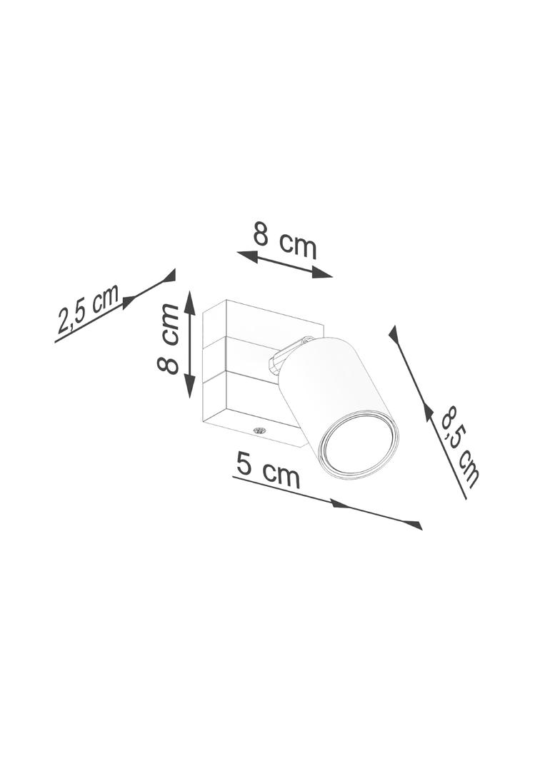 Kinkiet FAGER 1 czarny