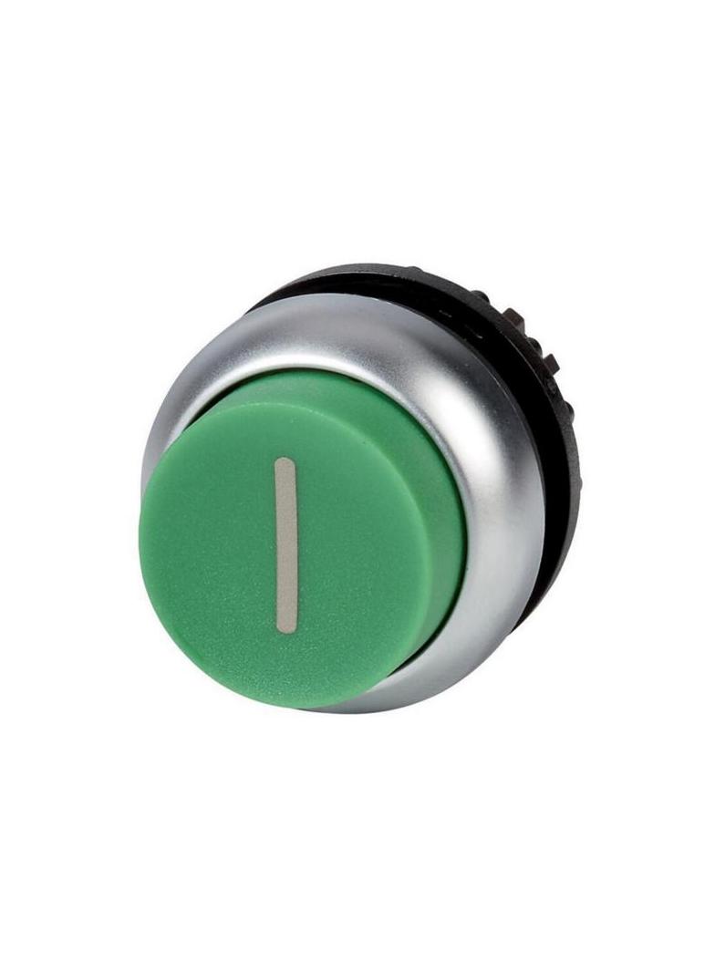 M22-DRH-G-X1 Przycisk zielony /I/ bez samopowrotu płaski wystający 216677 EATON