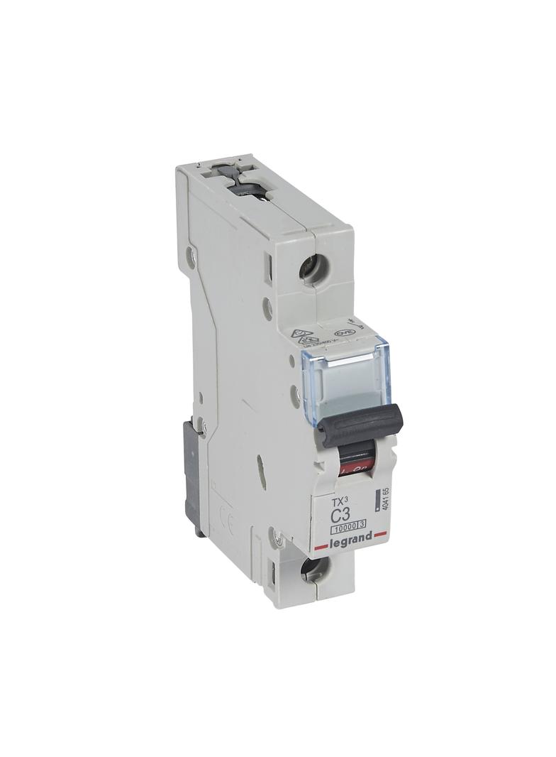 WYŁĄCZNIK NADPRĄDOWY S 311 1P C 3A 10000A SERII TX3, Legrand