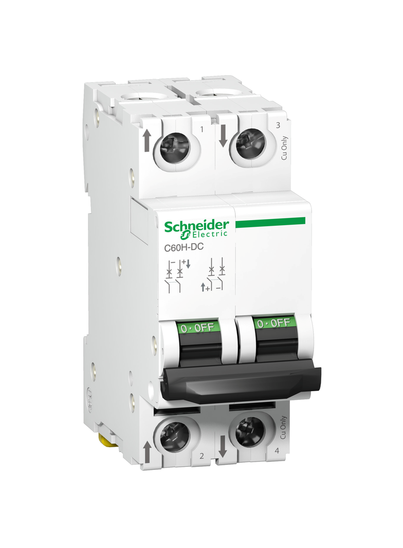 Wyłącznik nadprądowy Acti9 C60H DC 2P C6A A9N61526 SCHNEIDER