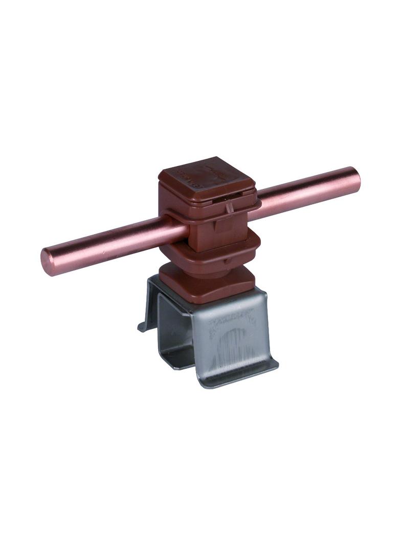 Wspornik ZIEGELsnap, stal nierdzewna NIRO/ tworzywo, brązowy