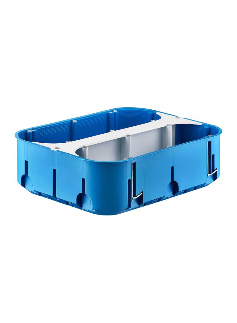 P6x60D ,  Puszka instalacyjna do pustych ścian Multibox2 - sześciopolowa O 6x60, niebieski