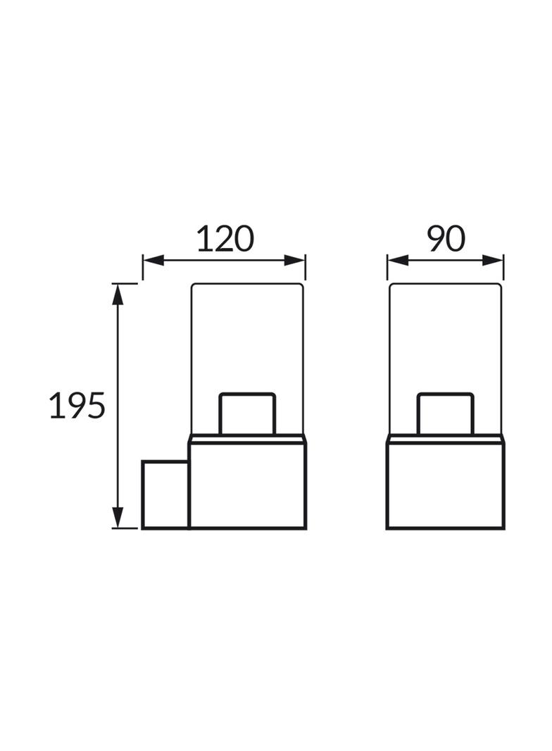 Oprawa hermetyczna BERYL E27 C BLACK