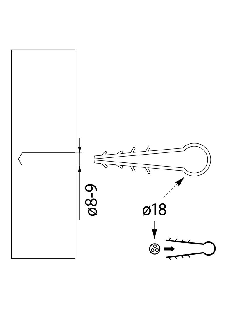 Uchwyt USMO-18 (50szt) 14.7 OPATÓWEK