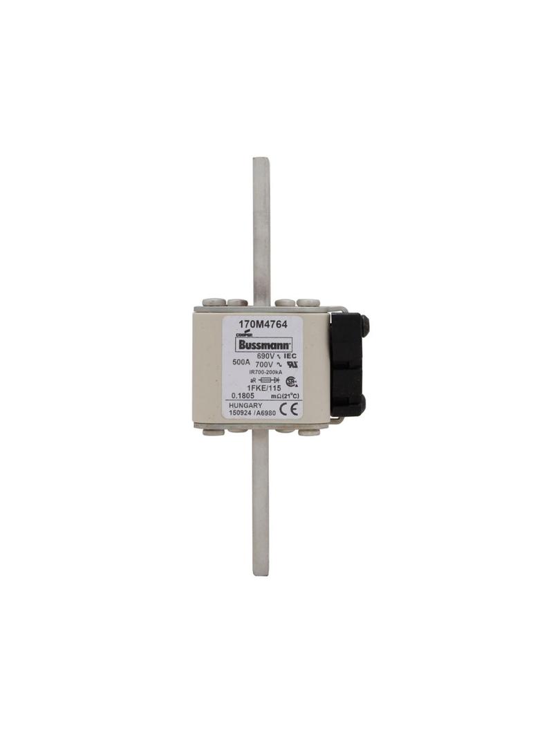 FUSE 500A 690V 1FKE/115 AR UC Wkładka szybka 500A AC 690V rozmiar 1 53x69x136 mm aR IEC UL 170M4764