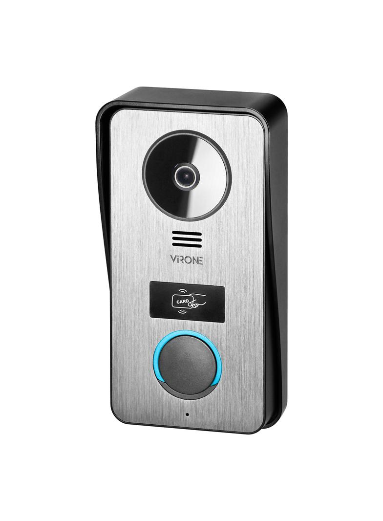 Wideodomofon domofon FULL HD 7 cal polskie menu czytnik RFID daszek furtka + brama CETI VDP-60FHD ORNO