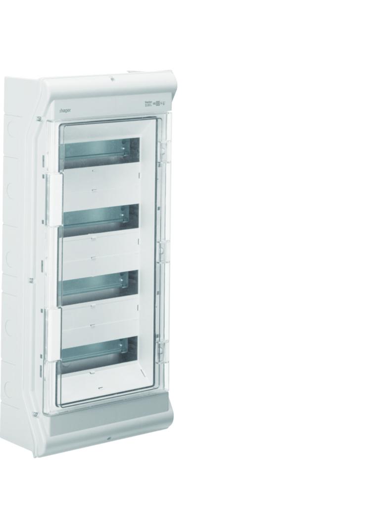 Rozdzielnica modułowa 4x12 natynkowa IP65 Vector VE412SN HAGER