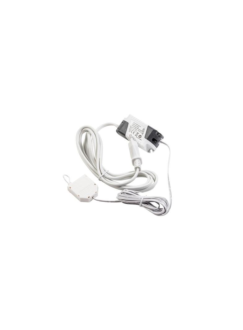 TRANSFORMATOR DO LAMPEK EVORA LED STAŁOPRĄDOWY 3W, 350 MA  Z KABLEM ZASILAJĄCYM, WŁĄCZNIKIEM I DYSTR