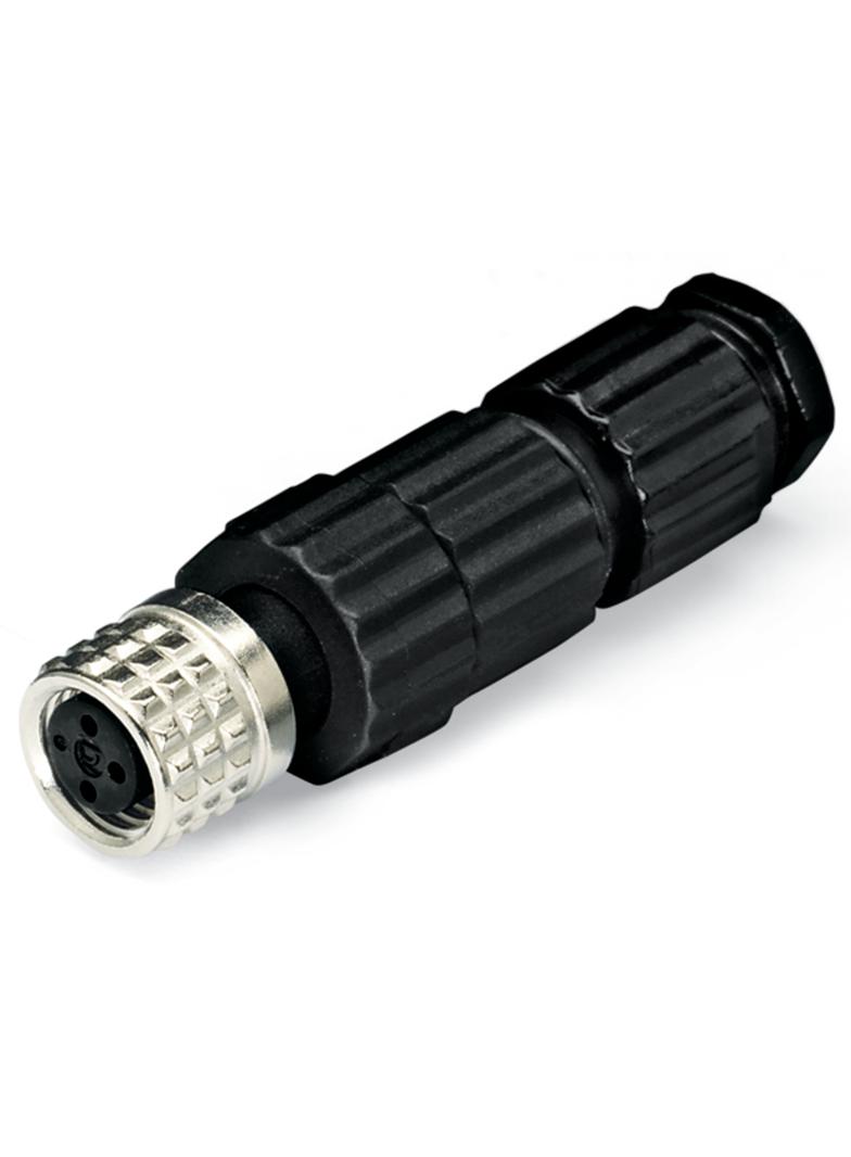 gniazdo proste M8 3-biegunowe