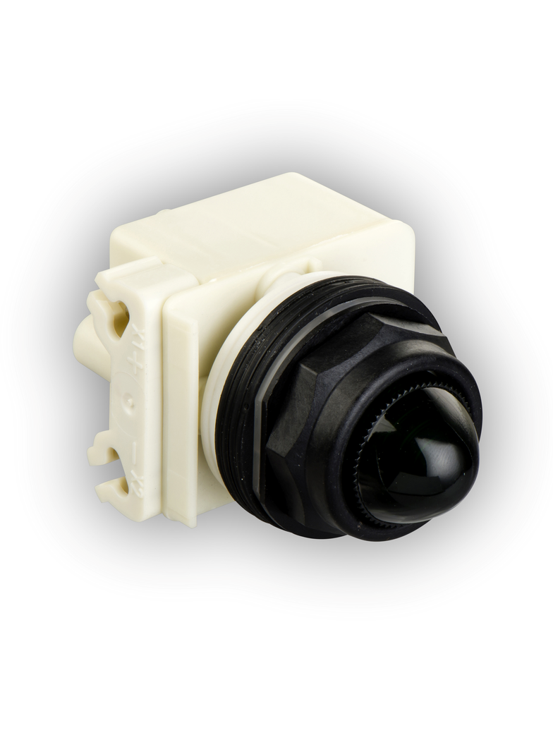 Harmony 9001K, Wskaźnik świetlny, 30mm, Zielony, Podstawa BA9s, 250 V AC/DC, Zaciski śrubowe