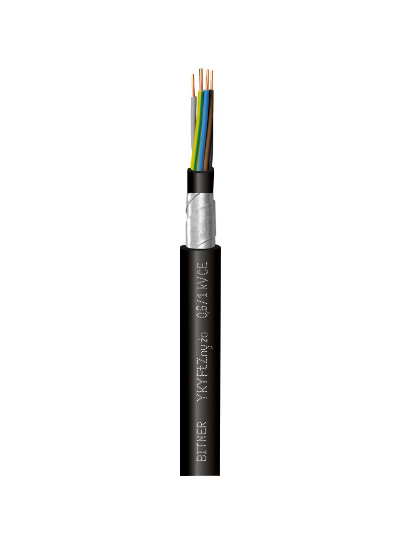 YKYFtZnyżo 0,6/1kV 3x1,5RE Kabel zasilający, opancerzone taśmą stalowa ocynkowaną