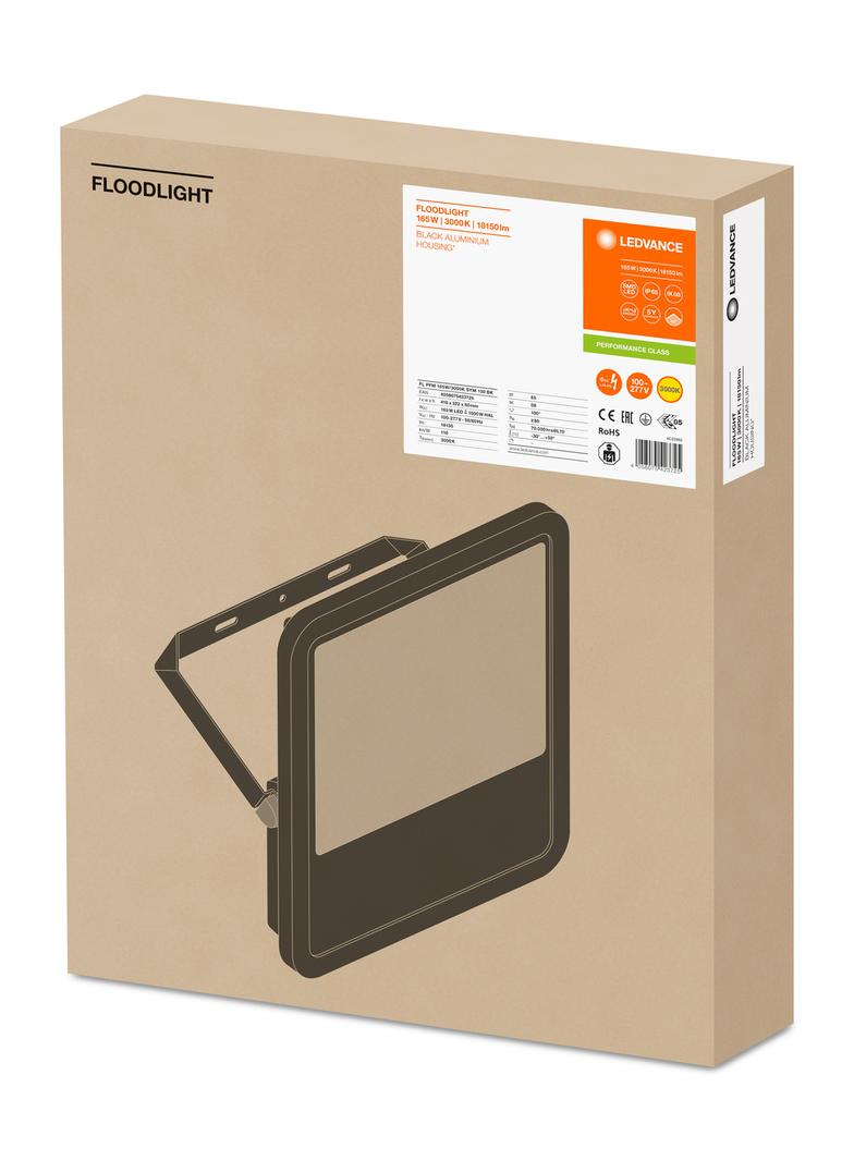 Naświetlacz FLOOD LED PERFORMANCE 165W 3000K SYM 100 black